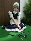 Black silk game beauty [Cosplay] izayoi Sakuya Japanese super seductive beauty photo(17)